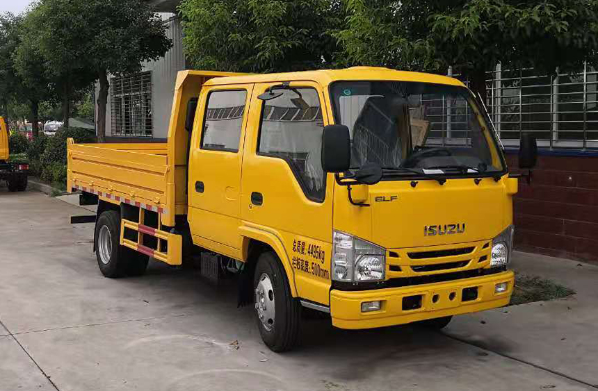 國(guó)六慶鈴雙排自卸式垃圾車(chē)