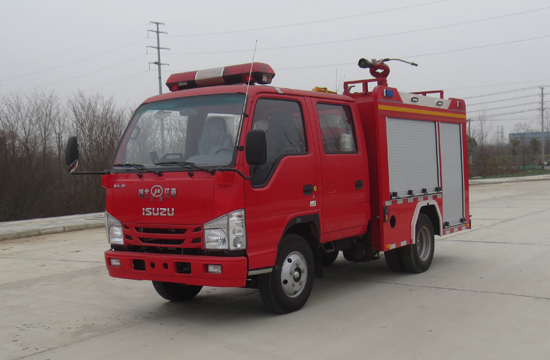 國六慶鈴藍牌水罐消防車